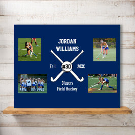 Name des Teams für benutzerdefinierte Feldhockey-F Poster