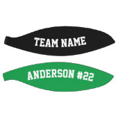 Name des Teams, Name des Spielers, Nummer und Farb Basketball (Panele)