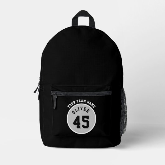 Name des Teams Name Sport Bedruckter Rucksack (Vorderseite)