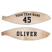 Name des Teams Orange Watercolor Basketball (Panele)