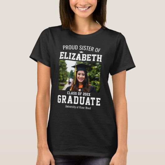 Name des Testgraduates benutzerdefinierten T-Shirt (Vorderseite)