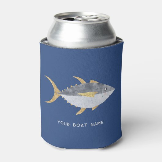 Name des Thunfischboots Dosenkühler (Kanne Vorderseite)