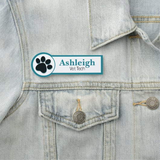 Name des Tieres Namensschild (Beispiel)