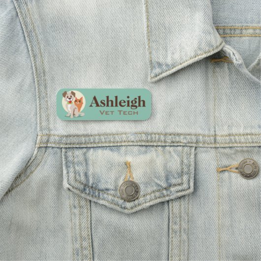 Name des Tieres Namensschild (Beispiel)