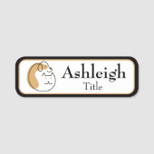 Name des Tieres Namensschild (Vorderseite)