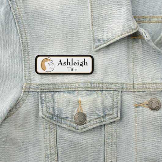 Name des Tieres Namensschild (Beispiel)