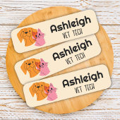 Name des Tieres Namensschild