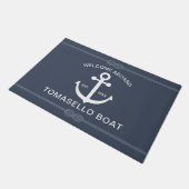 Name des Triebfahrzeugs Nautic Anchor Fußmatte (Schrägansicht)
