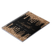 Name des Tropfens des Glitzer Notizblock (Linke Seite)