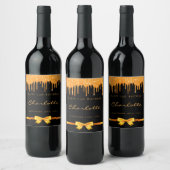 Name des Tropfens des Glitzer Weinetikett (Flaschen)