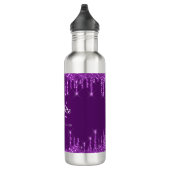 Name des Tropfens des lila Glitzer Edelstahlflasche (Rechts)