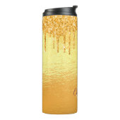 Name des Tropfens für den Gold Glitzer Thermosbecher (Nach links gedreht)