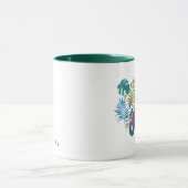 Name des tropischen Paradieses Monogrammes Tasse (Zentrum)