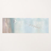 Name des tropischen Sandstrandes Yogamatte (Vorderseite (Horizontal))