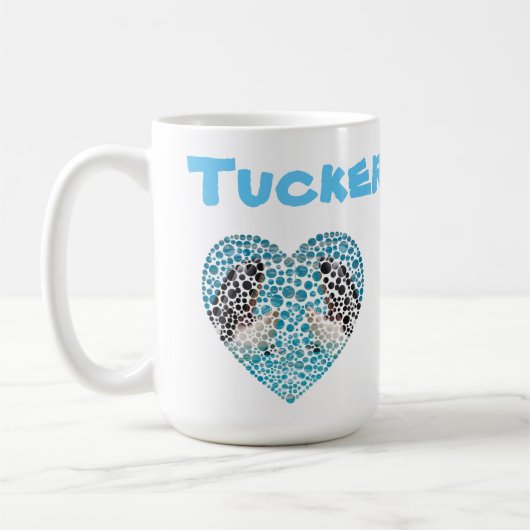Name des Tuckers mit Orcas, Tasse des Kaffees (Links)