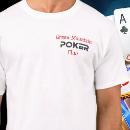 Name des Turniers der Minimalistischen Poker Club  T-Shirt