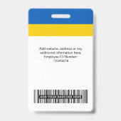 Name des ukrainischen Fotos "Freiwillige Flagge" Ausweis (Rückseite)