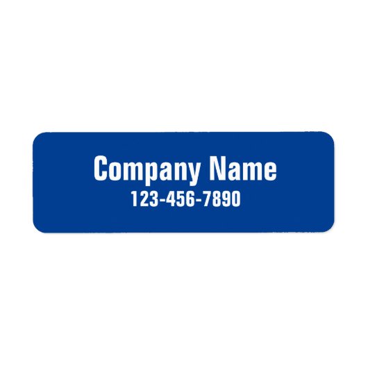 Name des Unternehmens Blue Phone Number Product La (Vorne)