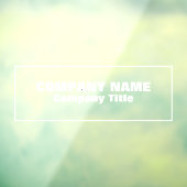 Name des Unternehmens Fensteraufkleber (Blatt 3)