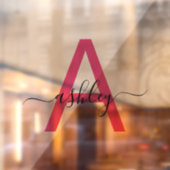 Name des Unternehmens Fensteraufkleber (Blatt 2)