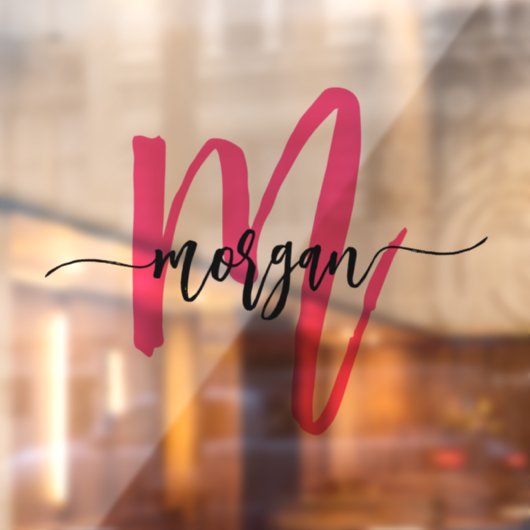 Name des Unternehmens Fensteraufkleber (Blatt 2)