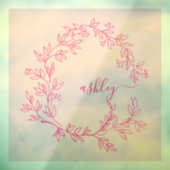 Name des Unternehmens Fensteraufkleber (Blatt 3)