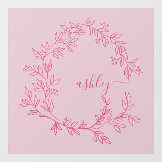 Name des Unternehmens Fensteraufkleber (Blatt)