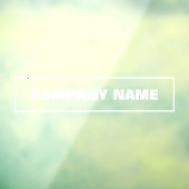 Name des Unternehmens Fensteraufkleber (Blatt 3)