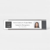 Name des Unternehmens für benutzerdefinierte Firme Schreibtischnamensplakette (Vorderseite )