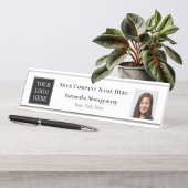 Name des Unternehmens für benutzerdefinierte Firme Schreibtischnamensplakette