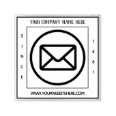 Name des Unternehmens für das Logo der Square Brie Permastempel (Design)