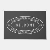 Name des Unternehmens für Ihre Firma Fußmatte (Vorderseite)