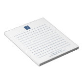 Name des Unternehmens für kundenspezifische Firmen Notizblock (angewinkelt)