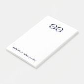 Name des Unternehmens für Markenbezeichnungen Post Post-it Klebezettel (angewinkelt)