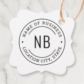 Name des Unternehmens Geschenkanhänger (Rückseite)