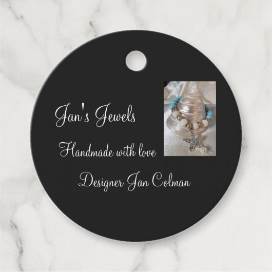 Name des Unternehmens Geschenkanhänger (Vorderseite)