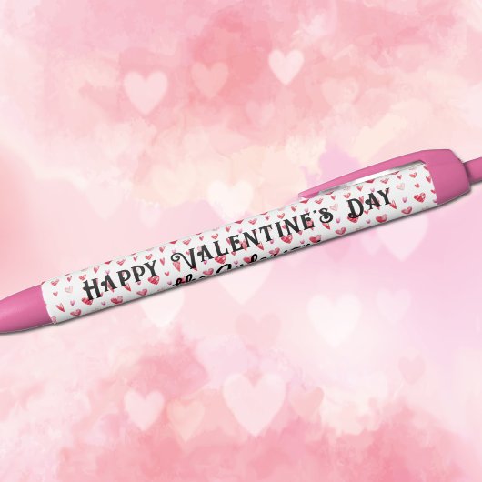 Name des Unternehmens, Herz Valentine Black Ink Kugelschreiber