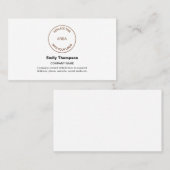 Name des Unternehmens Kontakt Visitenkarte (Vorne/Hinten)