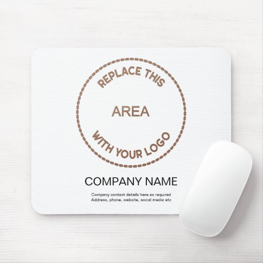 Name des Unternehmens Name der Firma Weiß Mousepad (Mit Mouse)