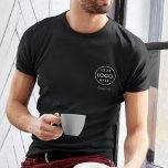 Name des Unternehmens | Personal von Angestellten  T-Shirt<br><div class="desc">Ein einfaches,  individuelles schwarzes Geschäftsmodell in modernem minimalistischem Stil,  das mit Ihrem Firmenlogo und Text leicht aktualisiert werden kann. Wenn Sie Hilfe bei der Personalisierung dieses Produktes benötigen,  kontaktieren Sie mich bitte über den unten stehenden Nachrichtenkopf und ich werde Ihnen gerne weiterhelfen.</div>