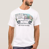 Name des Unternehmens Van Small Business Owner T-Shirt (Vorderseite)