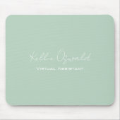Name des virtuellen Assistenten für Monogramme, he Mousepad (Vorne)