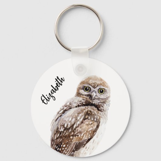 Name des Vogels Schlüsselanhänger (Rückseite)