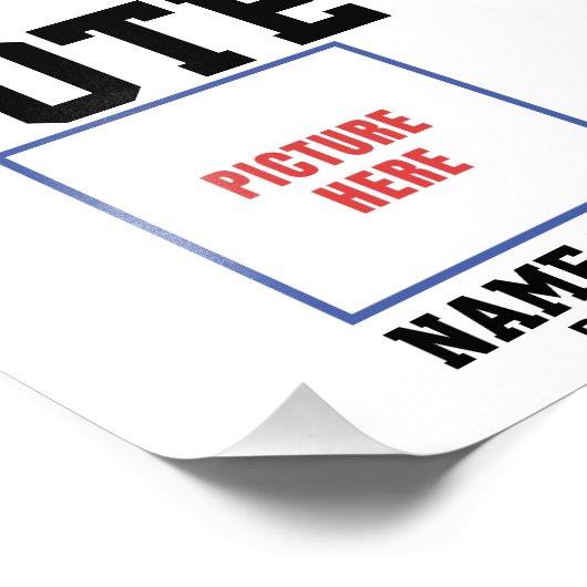 NAME DES VOLLSTIMMENDEN FOTOS FOTODRUCK (Ecke)