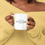 Name des Vorschlags Funny Trauzeugin Kaffeetasse<br><div class="desc">Das lustige Brautmagazin mit ihrem Namen,  dem Titel "TRAUZEUGIN" und dem Sprichwort (das Lieblingsgeschenk),  das man in Anzug der Persönlichkeit des ausgewählten ändern kann.</div>