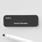 Name des Vorstandsmitglieds magnetisch Namensschild (Beispiel)