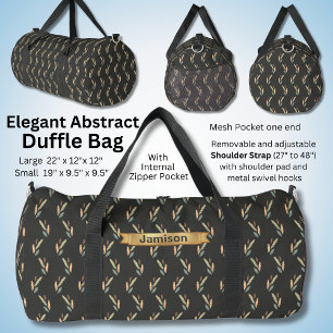 Name des Wandels, moderner brauner Abstrakt Duffle Bag