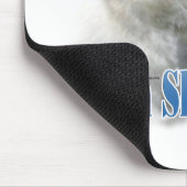 Name des Weißdeutschen Schäferhirten Mousepad (Ecke)