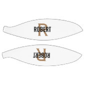 Name des weißen Monogrammes Basketball (Panele)