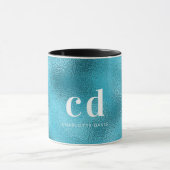 Name des weißen Monogrammes Tasse (Zentrum)